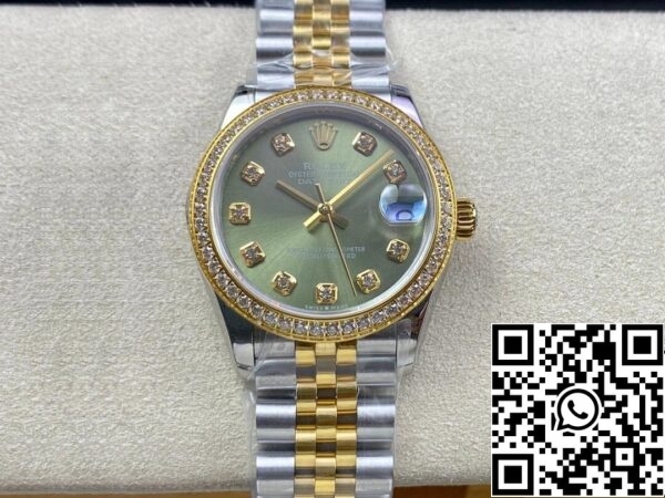 1 35 Rolex Datejust M278383RBR-0030 31MM 1:1 Best Edition EW Factory Diamond Bezel