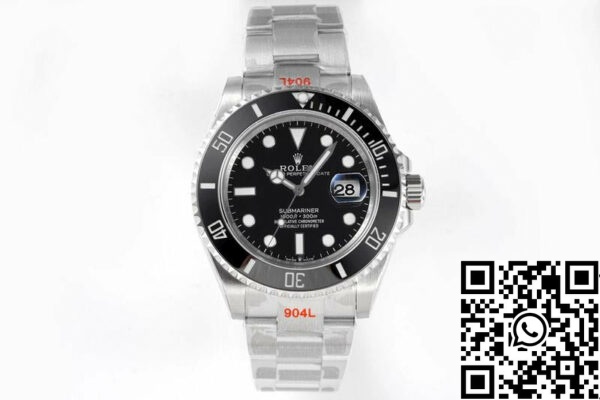 1 36 Rolex Submariner Date M126610LN-0001 41MM 1:1 Beste Editie ROF Fabriek Zwarte Wijzerplaat Zwitserse ETA2824