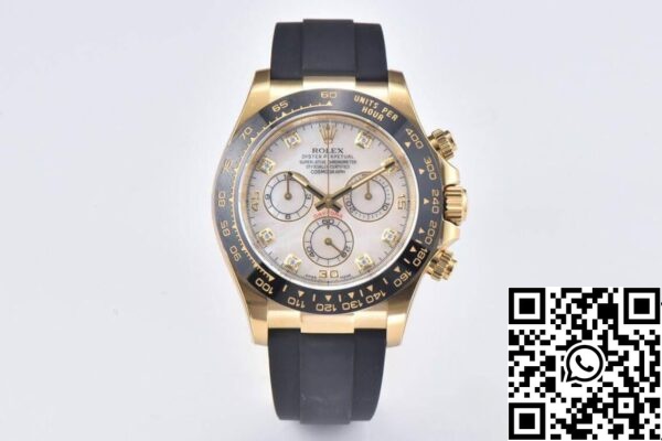 1 36 19c3934e 6be0 42e2 958a 747d71317f42 Rolex Cosmograph Daytona 116518LN-0037 1:1 Best Edition Tiszta gyári gyöngyház számlap gyöngyházból