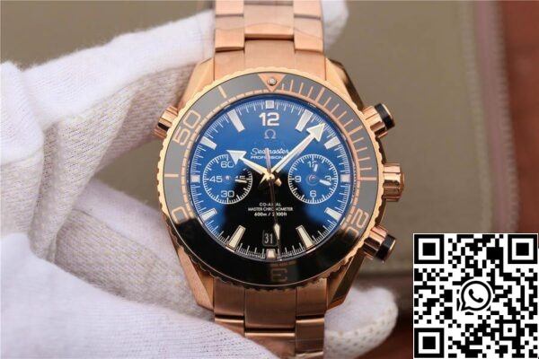 1 37 a4a067f1 888f 47d1 b401 eb30d528dd06 Omega Seamaster Ocean Universe Timing 232.63.46 1:1 Best Edition OM Factory Oro Rosa