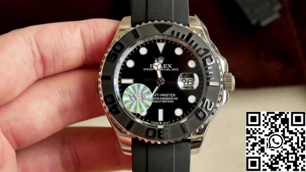 1 38 Rolex Yacht Master M226659-0002 1:1 Mejor Edición Esfera Negra Suizo ETA2836