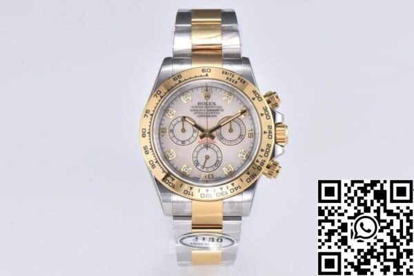 1 39 Rolex Cosmograph Daytona M116503-0007 1:1 Mejor Edición Esfera Diamante Fábrica Limpia