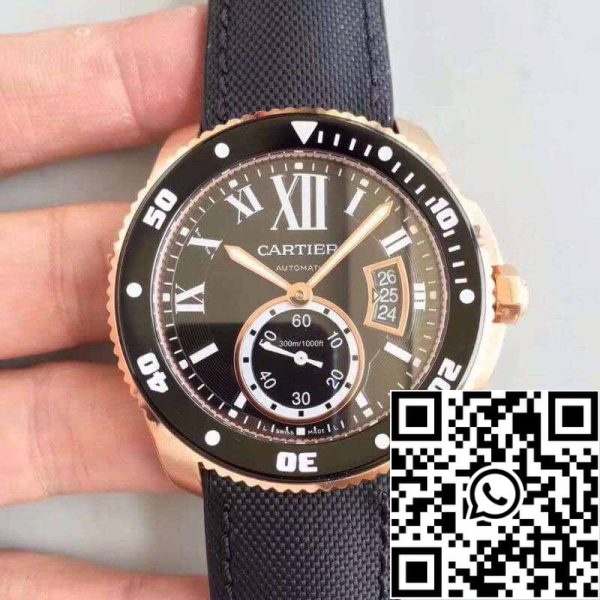 1 402 Calibre De Cartier Diver W7100052 JF Factory 1:1 Best Edition Suizo ETA9015