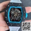 1 45 a29c1225 c7a4 4e0f b32d 65ddef606837 Richard Mille RM055 1:1 Najlepsza edycja KV Factory V2 Pasek z włókna węglowego z gumy