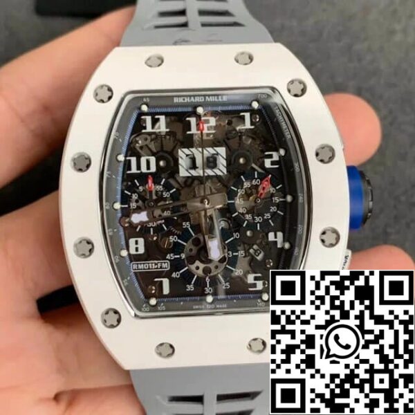 1 46 c1397a9f a724 462f 894e a94205118891 Richard Mille RM-011 1:1 Best Edition KV Factory White Ceramic Case