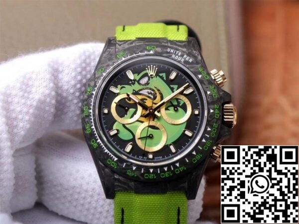 1 47 0918cbfb c1d0 4136 af6f c95764a2c3bc Rolex Daytona Cosmos Green Exploded Dragon 1:1 Най-добро издание WWF Factory Swiss ETA7750