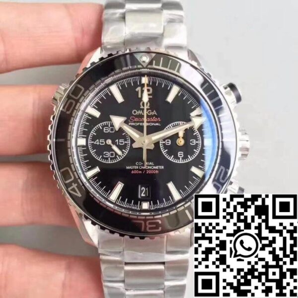 1 518 Omega Seamaster Planet Ocean 232.30.46.51.01.001 OM Factory 1:1 Best Edition Suizo ETA7750 Esfera Negra