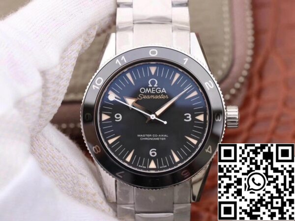 1 529 Omega Seamaster Planet Ocean 233.30.41.21.01.001 VS Factory 1:1 Mejor Edición suiza ETA2824 Esfera Negra Con Superlume