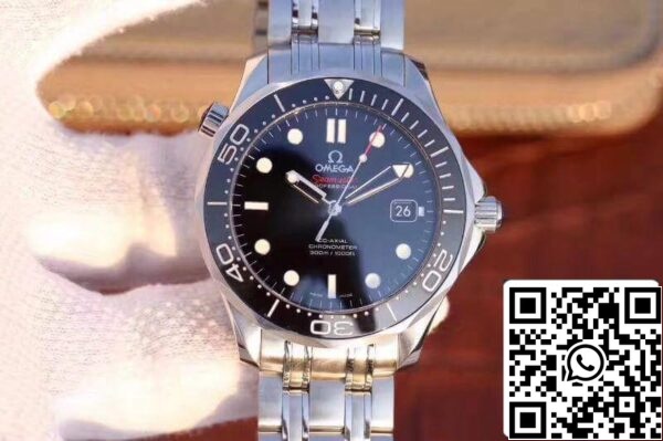 1 548 Omega Seamaster Diver 300m 212.30.41.20.01.003 MKS Factory Relojes Mecánicos 1:1 Mejor Edición Suizo ETA2824 Esfera Negra