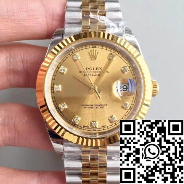 1 54 10ed3504 79ab 4e5b ae49 50072ca42d14 Rolex Datejust II 41mm 116333 EW Fabriek 1:1 Beste Editie Zwitserse ETA2824 Champagne Wijzerplaat