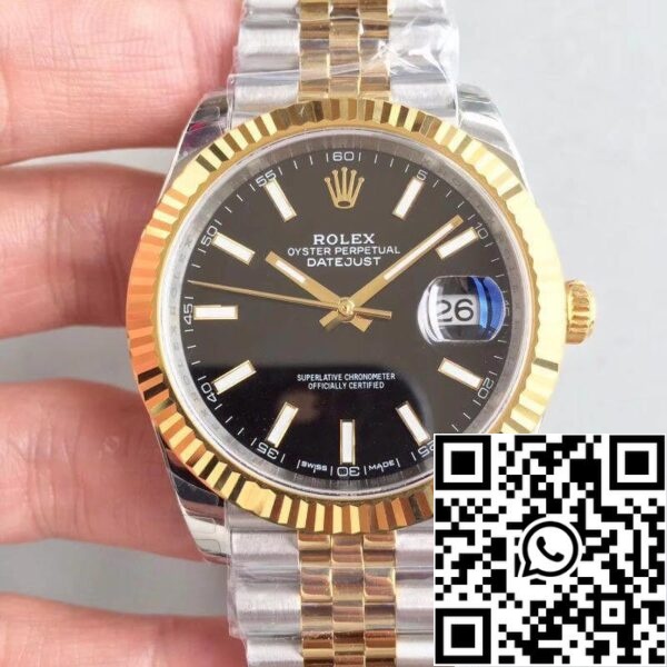 1 55 f351b7a9 c5a5 4c9b b03f 016b0471846f Rolex Datejust II 41mm 126333 EW Factory Men Watches 1:1 Best Edition Swiss ETA3235 Quadrante Nero