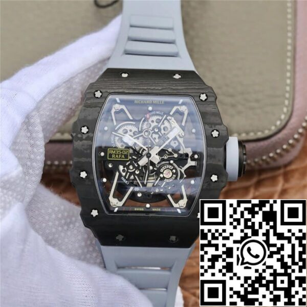 1 59 b0771b8d 8a38 4683 8b86 6074715e8ea3 Richard Mille RM-035 KV Factory 1:1 Лучшая версия из черного углеродного волокна