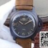 1 605 Panerai Luminor PAM375 ZF tovarne mehanske ure 1: 1 Najboljša izdaja švicarski ETA P3000 PVD platirane Titanium primeru