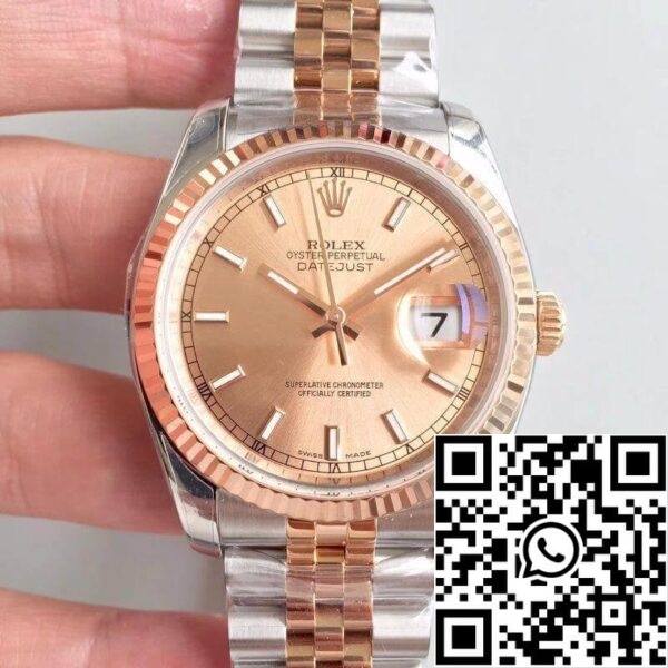 1 60 bb5f6861 b6c3 4719 913e 1c4cfc9a5b2d Rolex Datejust 36mm 116234 AR Factory Mechanische Uhren 1:1 Best Edition Swiss ETA3135 Roségold-Zifferblatt