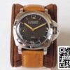 1 613 Panerai Luminor 1950 PAM127 ZF Factory 1:1 Mejor Edición ETA suiza A6497 Marrón Correa de cuero suave Tan