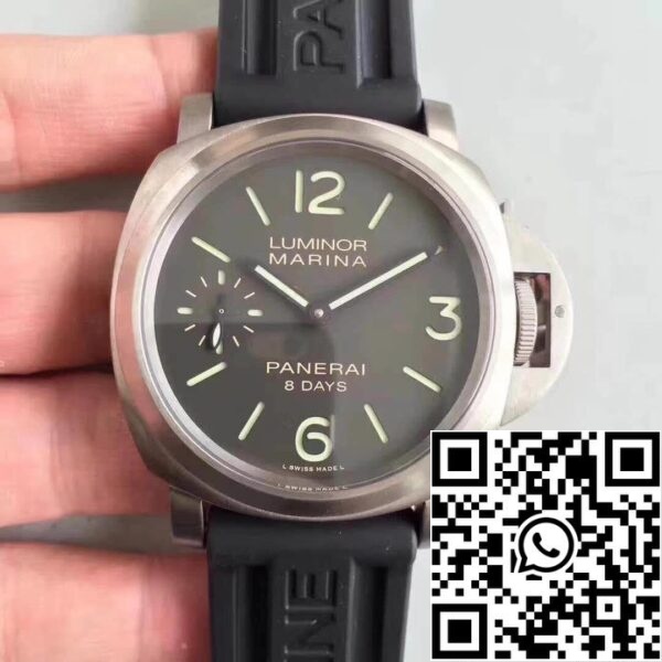 1 614 Panerai Luminor PAM510 ZF Factory Men Watches 1:1 Best Edition Swiss ETA P5000 Black Rubber Strap