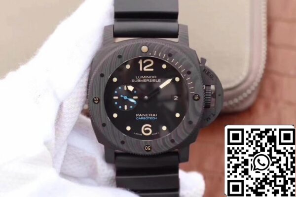 1 617 Panerai Luminor Submersible PAM616 VS Фабрика 1:1 Най-добро издание Швейцарска ETA P9000 Superlumed Black Dia