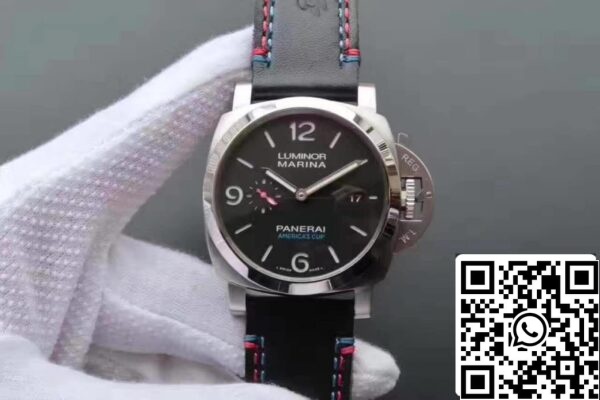 1 620 Panerai Luminor Marina 1950 PAM727 ZF Factory 1:1 Best Edition Swiss ETA P9010 Czarny skórzany pasek