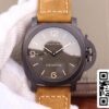 1 625 Panerai Luminor PAM386 VS Factory 1:1 Best Edition Swiss ETA P9000 Superlumed Grå urtavla och visare