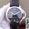 1 627 Panerai Luminor Marina 1950 PAM312 VS Factory 1:1 Best Edition Swiss ETA P9000 Μαύρο καντράν Μαύρο δερμάτινο λουράκι