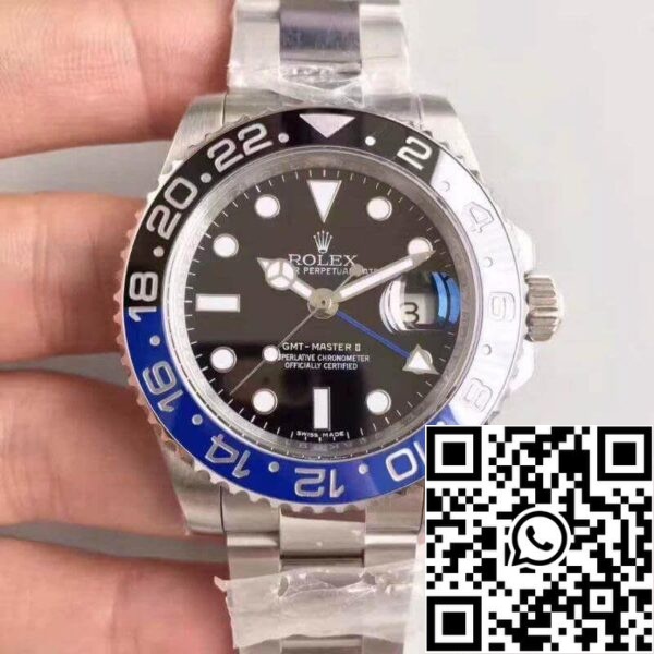 1 63 8d3a255c 6d83 4d68 bf6b d042b5e941c4 Rolex GMT-Master II 116710BLNR Noob Factory 1:1 Best Edition Swiss ETA2836-2 svájci ETA2836-2