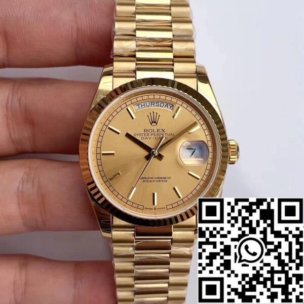 1 64 6b5709b3 a309 4f38 986c 0ef8d50db3b7 Rolex Day Date M128238-0045 1:1 Best Edition EW Factory pezsgő számlap svájci ETA3255