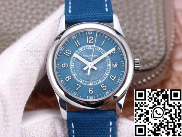 1 66 Patek Philippe Calatrava 6007A-001 1:1 Best Edition ZF Factory Blue Dial