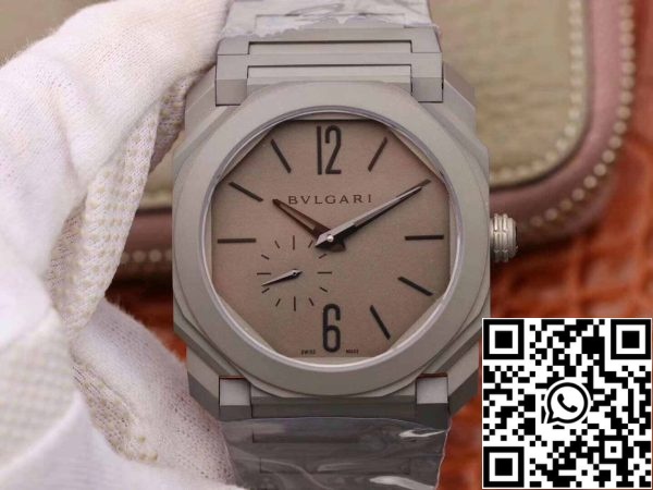 1 6 1375b7dc 4ae7 48e3 a88c 11497567d4eb Bvlgari Octo Finissimo 102713 1:1 Best Edition BV Factory Grey Dial