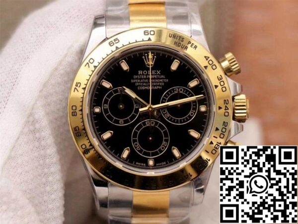 1 6 5c885ec5 3f29 48f6 895a a0170b8ed99f Rolex Daytona Cosmograph M116503-0004 1: 1 Best Edition Noob Factory Black Dial Swiss ETA4130