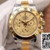 1 7 Rolex Daytona Cosmograph M116503-0003 1:1 Best Edition Noob Factory Gold Dial Zwitserse ETA4130