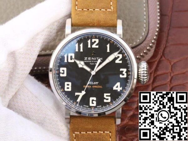 1 705 Zenith Pilot 03.2430.3000/21.C738 XF Factory 1:1 Migliore edizione svizzera ETA2824-2