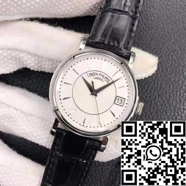 1 76 Patek Philippe Calatrava 5153G-010 1:1 Best Edition ZF Factory Quadrante bianco