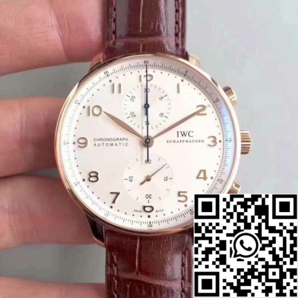 1 777 IWC Portugisisk Kronograf IW371445 ZF Factory 1:1 Best Edition Schweiz ETA7750