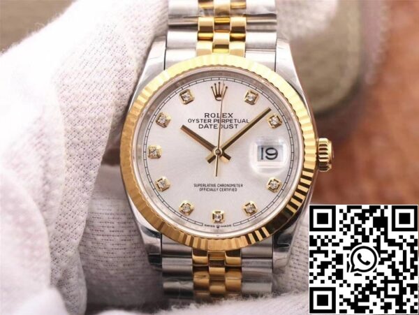 1 81 ce738598 a006 4be1 98d8 662d721580ca Rolex Datejust 126233 1:1 Best Edition EW Factory White Dial Swiss ETA3235