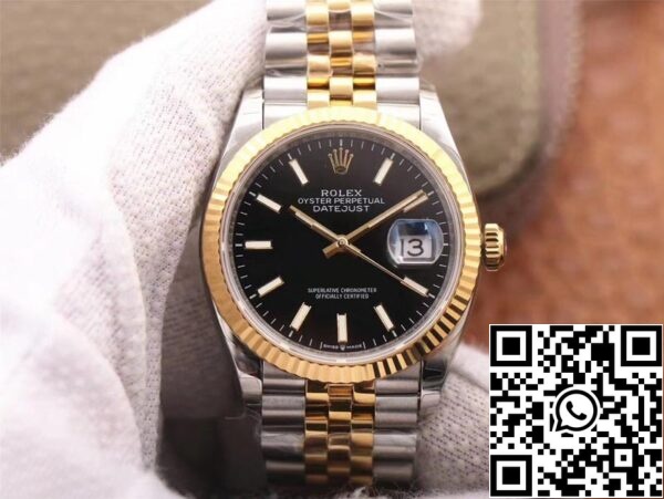 1 82 250b96fc 3d67 461c 87eb 6074d9e7c13f Rolex Datejust 126233 1:1 Best Edition EW Factory Schwarzes Zifferblatt Schweizer ETA3235