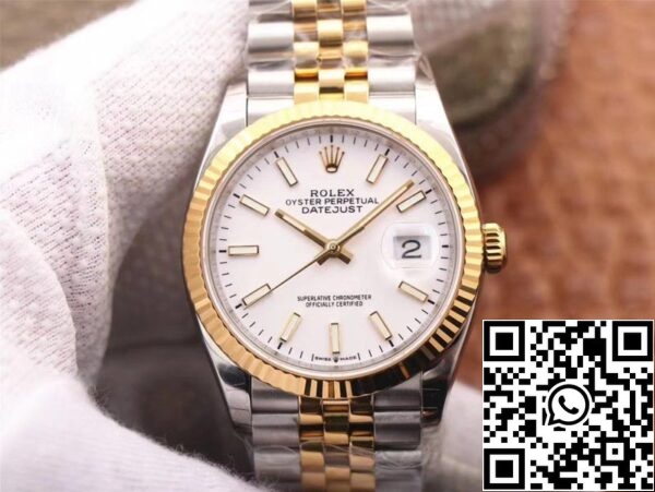 1 85 14a7be49 b460 4618 8410 64f1a5a3633b Rolex Datejust M126233-0019 1:1 Best Edition EW Factory White Dial Swiss ETA3235