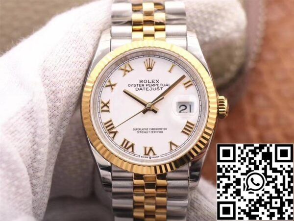 1 86 2e7a1e6b 5cf3 4ba1 9588 f9e4c80493e6 Rolex Datejust M126233-0029 1:1 Best Edition EW Factory White Dial Sveitsin ETA3235