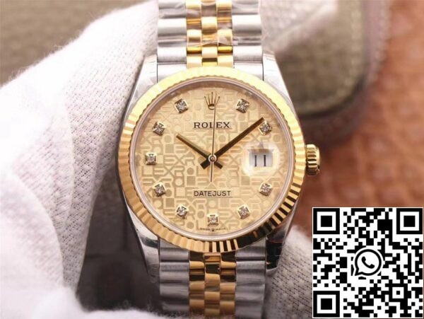 1 87 6c6784d6 e364 42c4 8bdb acaf6cfc161e Rolex Datejust M126233-0033 1:1 Best Edition EW Factory Champagne Dial Sveitsin ETA3235