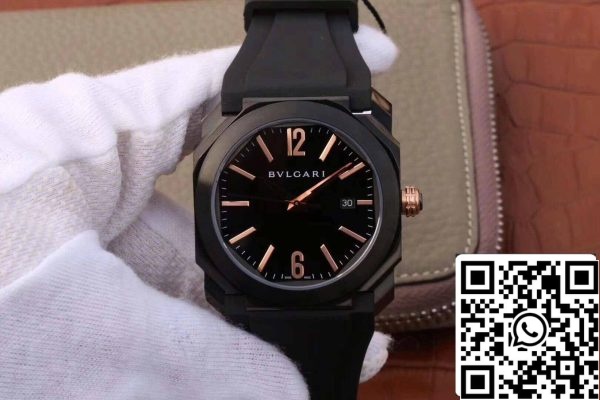 1 9 Bvlgari Octo 102581 BGO41BBSVD 1:1 Best Edition Mostrador preto