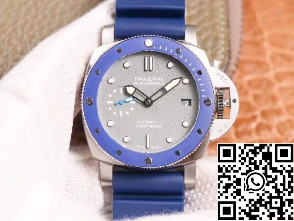 1 90 42d6f685 1955 4ca1 a3e4 cf26b8f67a4f Panerai Submersible PAM00959 1:1 Най-добро издание VS Factory Shark Grey Dial Swiss P9010