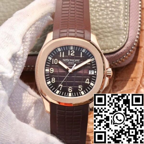 1 91 Patek Philippe Aquanaut 5167R-001 40mm 1:1 Best Edition ZF Factory ruusukultaa