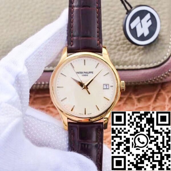 1 91 1b2ae6c3 a2f6 446c a25c 1da5364eab0c Patek Philippe Calatrava 5227J-001 ZF Factory 1:1 Best Edition Boîtier en or jaune 18K Swiss Cal.324 SC