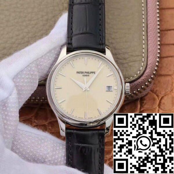 1 93 Patek Philippe Calatrava 5227 ZF Factory 1:1 Best Edition fehér számlapos svájci Cal.324 SC