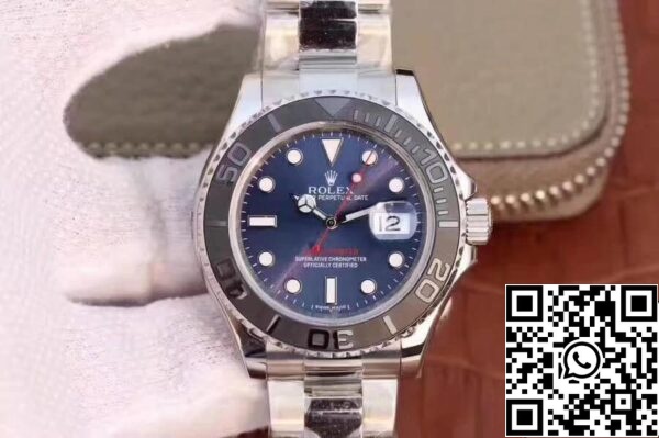 1 96 2d33eb23 a8fb 4b68 aa9f 10cfbdf5f79e Rolex Yacht-Master 116622LN EW Factory 1:1 Best Edition Swiss ETA3135 Blue Dial