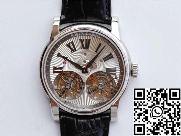 1 99 8eae862f a2f6 46d6 a2c4 c9ea119b2af9 Roger Dubuis Hommage RDDBHO0562 1:1 Best Edition JB Factory Ezüst számlap svájci RD100