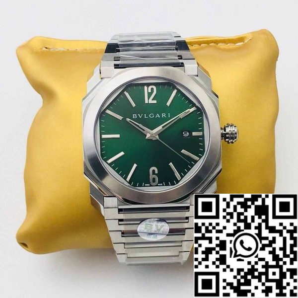 1 9 2d371a6c fc13 48b6 b586 87ad348cad78 Bvlgari OCTO SOLOTEMPO 101963 BGOP41BGLD 1:1 Best Edition BV Factory Quadrante Verde