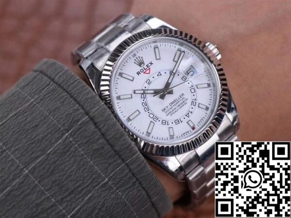 10 1 084889cd 8470 4e00 895c e65a0480ff2a Rolex Sky Dweller M326934-0001 Paras 1:1 Edition Noob Factory White Dial