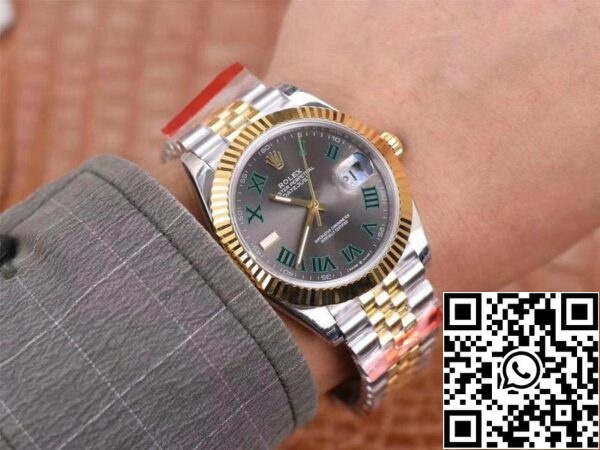 10 9 Rolex Datejust M126333-0020 1:1 Beste Editie TW Fabrieks Grijze Wijzerplaat Zwitserse ETA3235