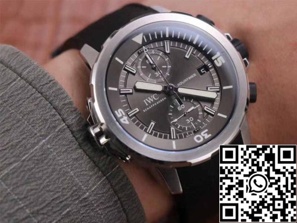 10 98 IWC Aquatimer IW379506 1:1 Beste Editie V6 Fabrieks Grijze Wijzerplaat Zwitserse ETA7750