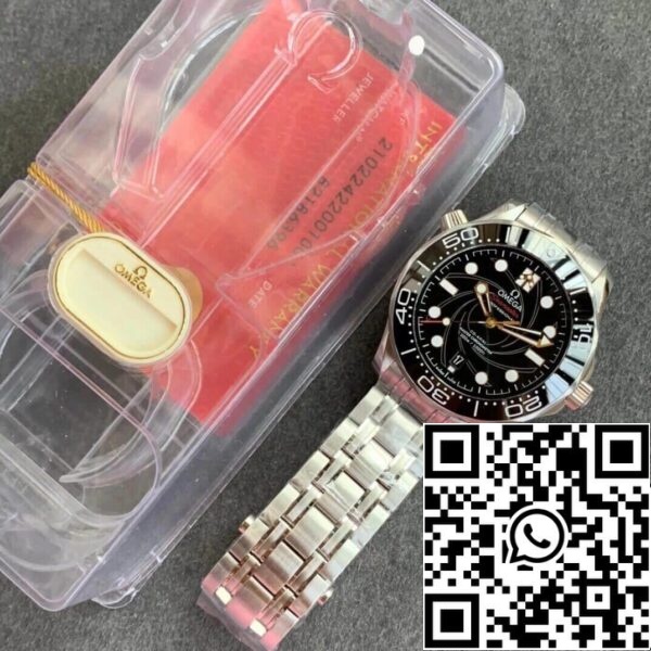 11 104 Omega Seamaster Diver 300M 210.22.42.20.01.004 1:1 Best Edition OR Fabriek Zwarte Wijzerplaat